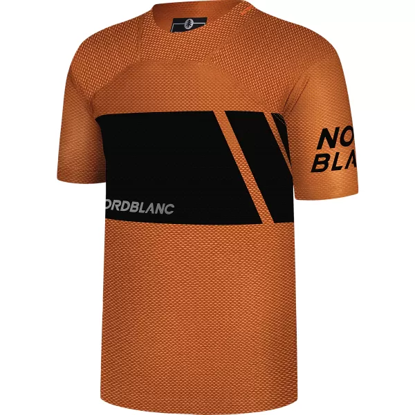  Moška funkcionalna kolesarska majica NORDBLANC MUD NBSMF8083 RJAVA 