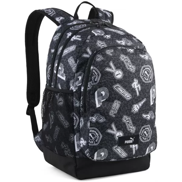  Nahrbtnik PUMA ACADEMY AOP BACKPACK 09115025 PUMA BLACK/RUNNING ICONS AOP 
