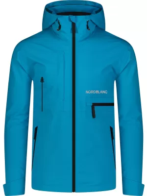 Moška nepremočljiva jakna NORDBLANC RIGID NBSJM8313 SVETLO MODRA