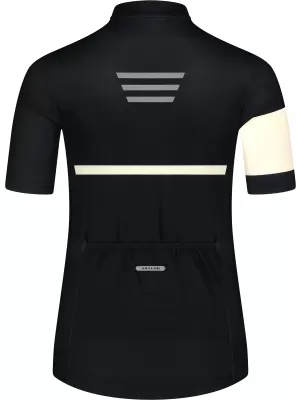 Ženski kolesarski dres NORDBLANC ENTHUSIAST NBSLF8084 ČRNA