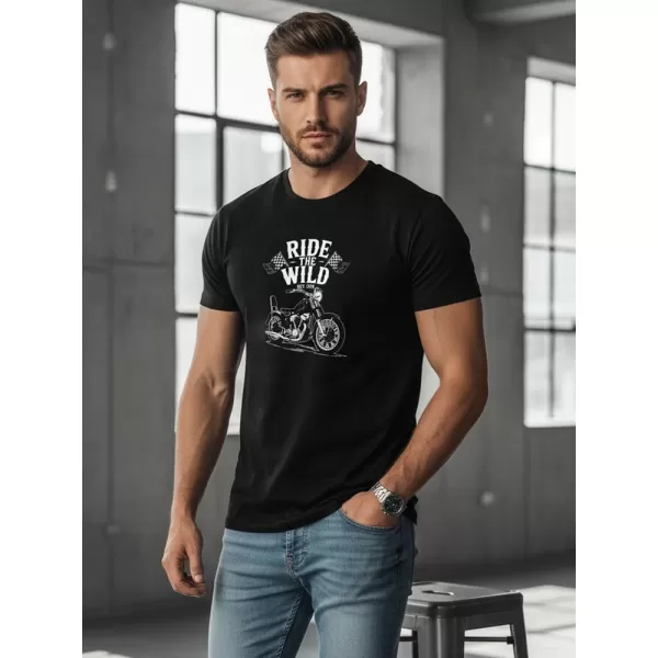  Moška majica s kratkimi rokavi DSTREET NX056R ČRNA 