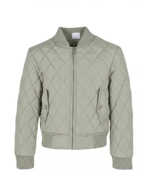 Dekliška prešita jakna URBAN CLASSICS UCK806-03259 MEHKA SALVIJA