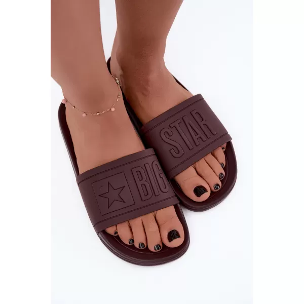  Ženski copati BIG STAR SHOES UU274072 ODTENKI RJAVE IN BEŽ 