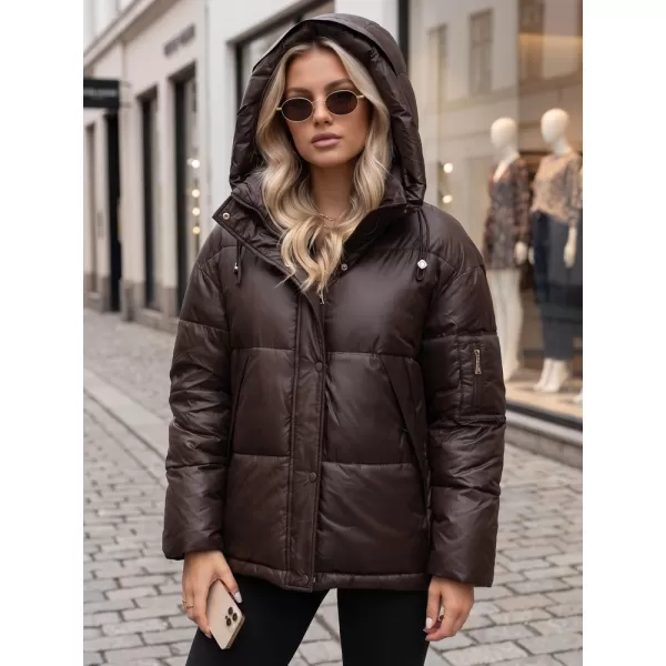  Ženska jakna DSTREET TY5965 RJAVA 