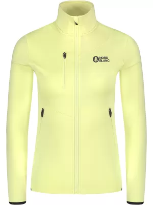 Ženski powerfleece pulover NORDBLANC CRISP NBSFL8338 JANTAR