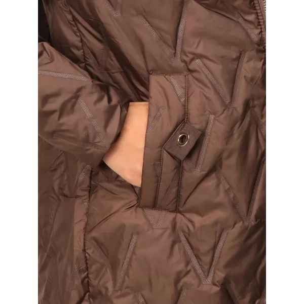  Ženska jakna DSTREET TY5769 RJAVA 