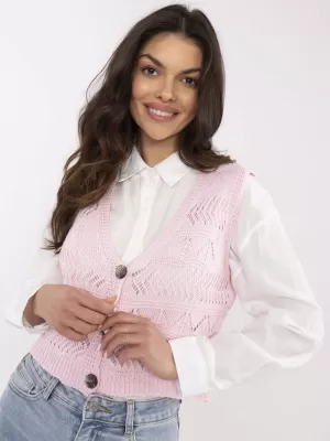 Ženski pulover SUBLEVEL D93076J90849A SVETLO ROZA