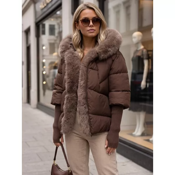  Ženska jakna DSTREET TY5989 RJAVA 