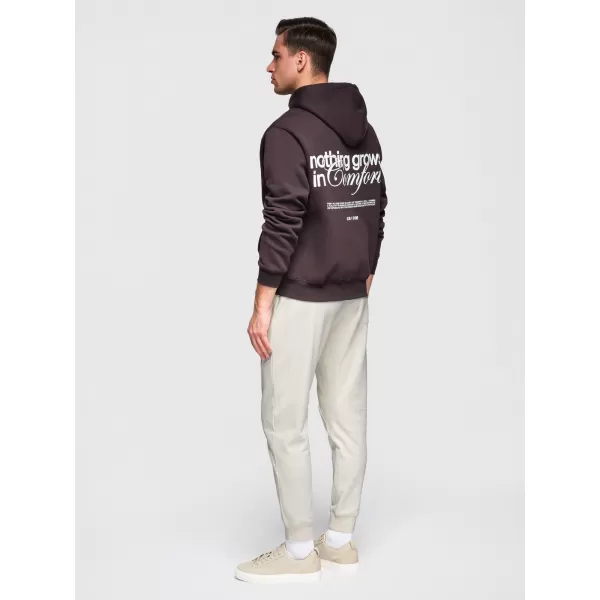  Moške trenirke OMBRE OM-PABS-0305 KREMA 