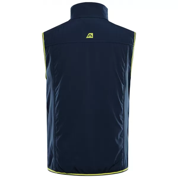  Moški telovnik ALPINE PRO NERC 2 Z MESEČINO OBSIJAN OCEAN 