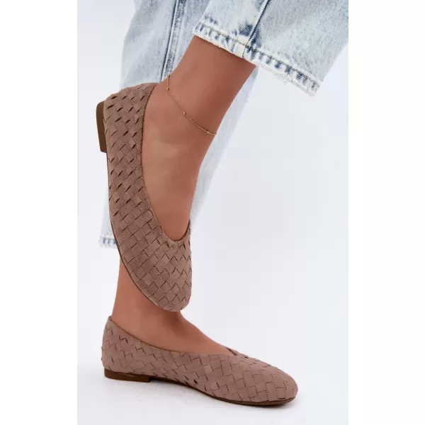  Ženske balerinke BOTO 9867 KAKI 