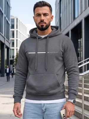 Moški pulover DSTREET NX5128BX-05-09 TEMNO SIVA