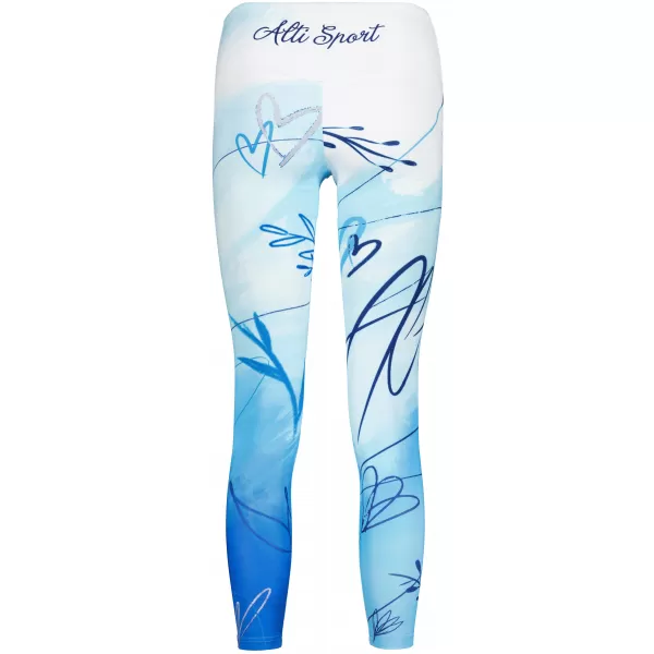  Ženske vrhunske dolge pajkice (nove velikosti) ALTISPORT VOJ/ALW083LEG05 BELO MODRA 