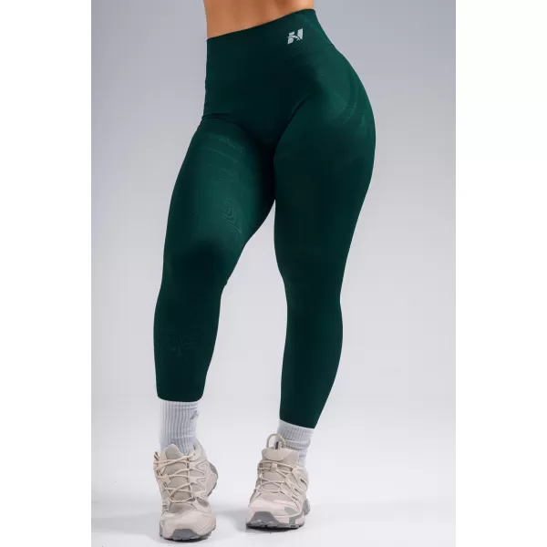  Ekstra push-up pajkice z visokim pasom NEBBIA PRIMAL 850 TEMNO ZELENA 