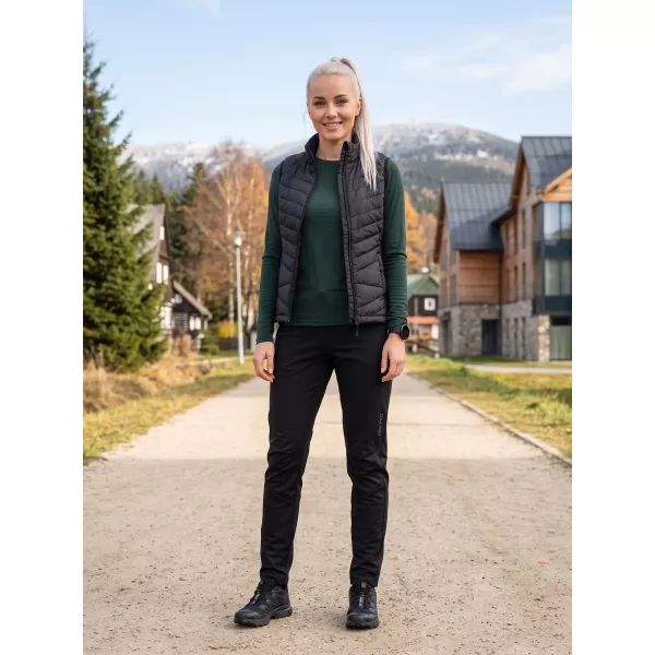  Ženske softshell hlače ALPINE PRO ABARA 2 ČRNA 