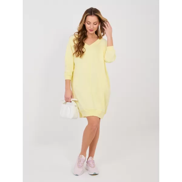  Obleka BASIC FEEL GOOD RV-SK-7203.35P SVETLO RUMENA 