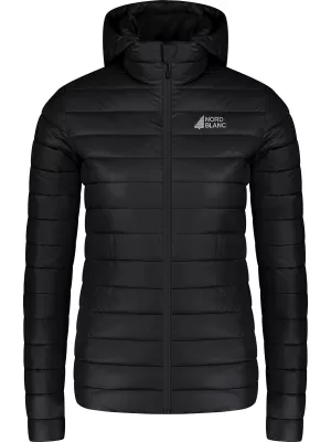 Ženska prešita jakna NORDBLANC NIMBUS WJL8395 ČRNA