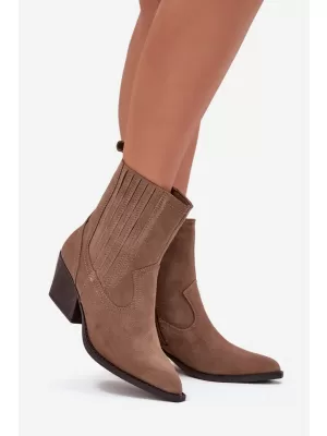Ženski gležnjarji BOTO NC1339K/6350 KAKI