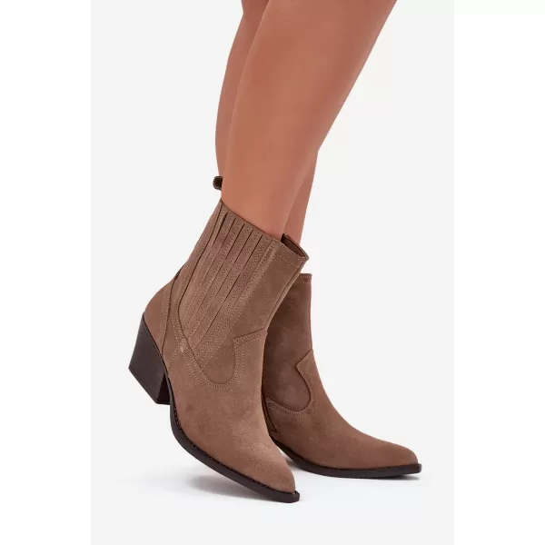 Ženski gležnjarji BOTO NC1339K/6350 KAKI 