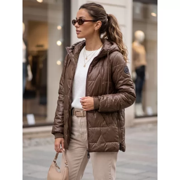  Ženska jakna DSTREET TY5800 RJAVA 