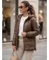 Ženska jakna DSTREET TY5800 RJAVA
