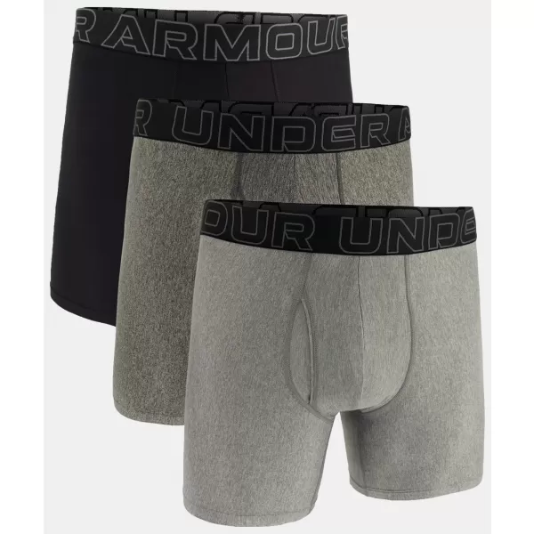  Moške boksarice UNDER ARMOUR M UA PERF TECH 6IN (3KS) 1383878-035 SIVA 