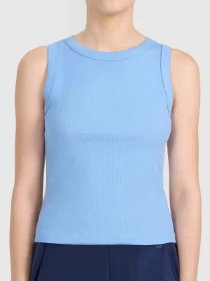 Ženski brezrokavnik 4F WMM00TSLEF299 DENIM