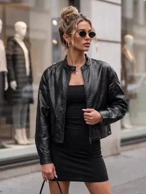Ženska jakna DSTREET TY5849 ČRNA