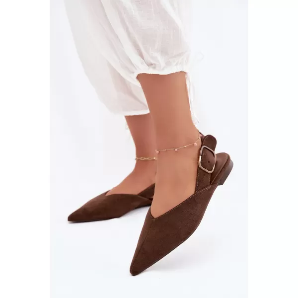  Ženske balerinke BOTO 9755 KAVA 