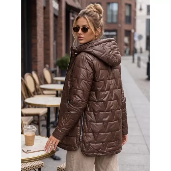  Ženska jakna DSTREET TY5796 RJAVA 