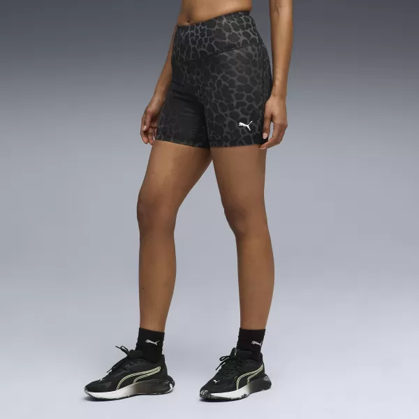  Ženske kratke hlače PUMA W TAD ESSENTIAL SPOTTED HAZE SHORT TIGHT 52851301 ČRNA PUMA 