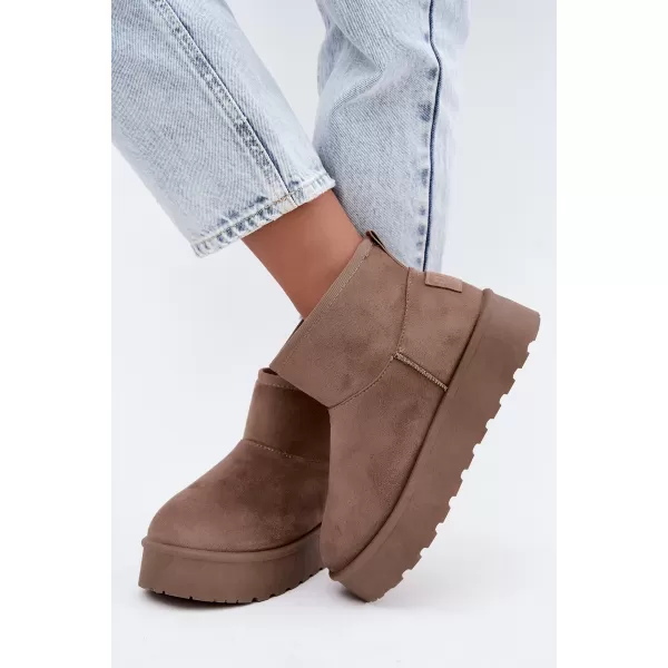  Ženski snežaki BIG STAR SHOES UU274224 BEŽ 