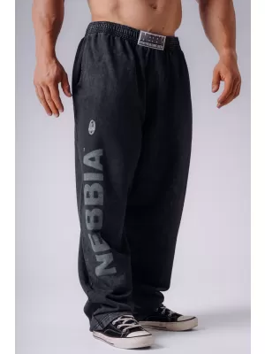 Moške hlače NEBBIA OLYMPIA PUMP COVER 954 ČRNA