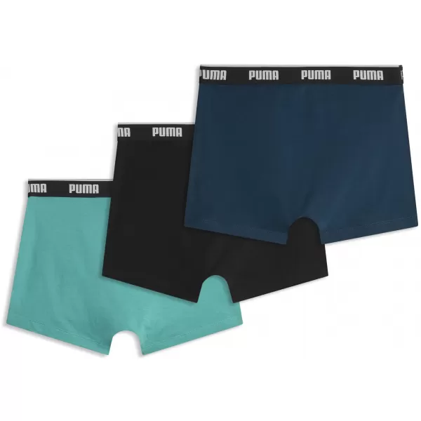  Moške boksarice PUMA MEN BOXERS 3P 94713011 ZELENA KOMBINACIJA 