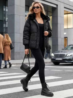 Ženska jakna DSTREET TY5815 ČRNA