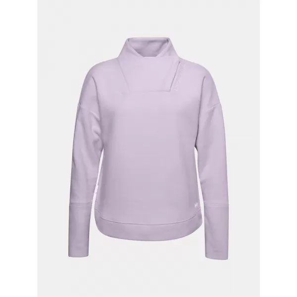  Ženski pulover UNDER ARMOUR RECOVER FLEECE WRAP NECK 1356347-570 VIJOLIČNA 