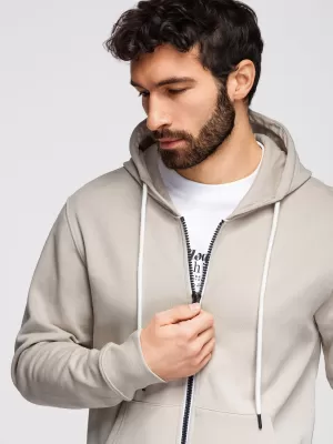 Moški pulover OMBRE OM-SSBZ-0272 SVETLO BEŽ