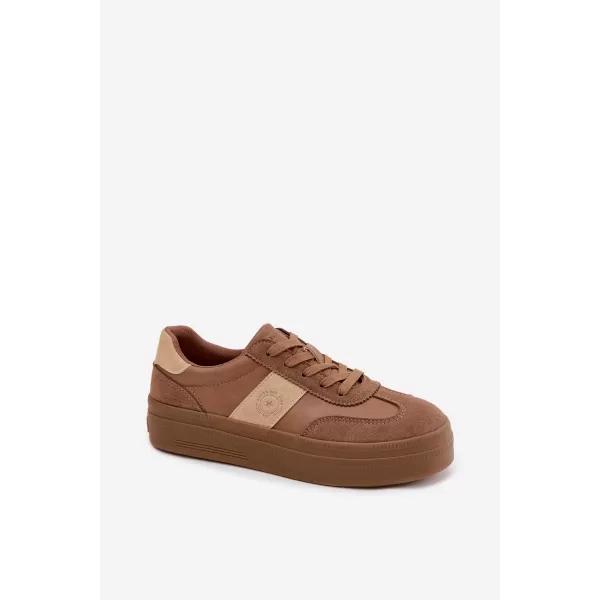  Ženske superge BIG STAR SHOES UU274015 RJAVA/BEŽ 