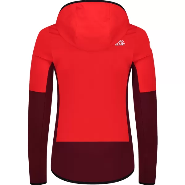 Ženski powerfleece pulover NORDBLANC RAVINE NBSFL8336 RDEČA 