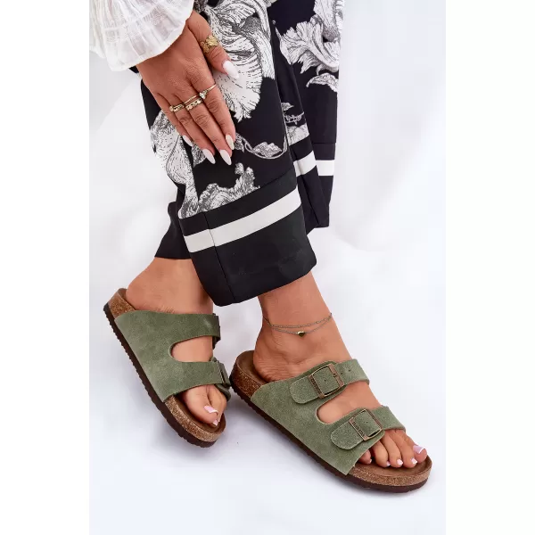  Ženski copati BIG STAR SHOES RR274A393 ZELENA 