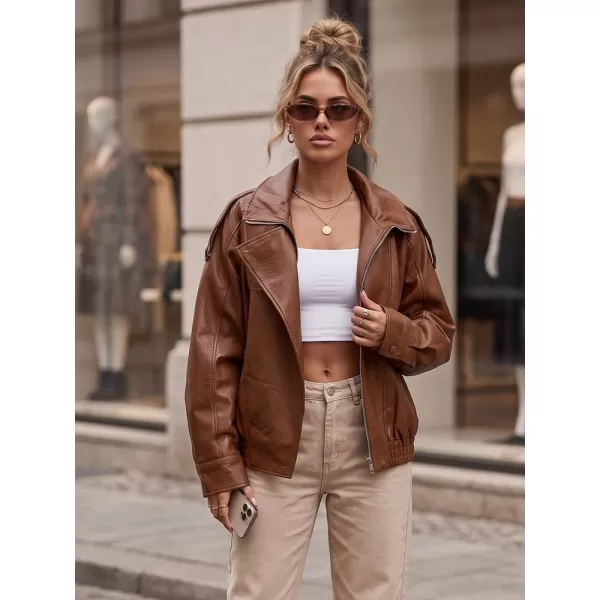  Ženska jakna DSTREET TY6065 RJAVA 
