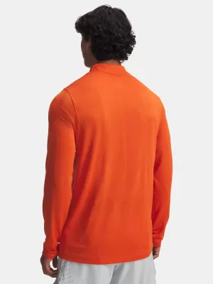 Moška majica s kratkimi rokavi UNDER ARMOUR VANISH ELITE SEAMLESS 1/4 ZP 1382798-844 ORANŽNA