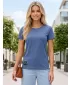 Ženska majica s kratkimi rokavi ALTISPORT NP/ALWST26001 DENIM MODRA