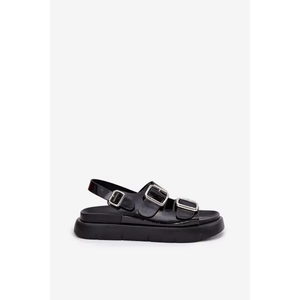  Ženske sandale BIG STAR SHOES RR274662 ČRNA 