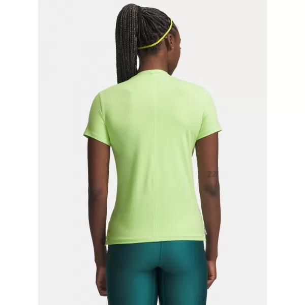  Ženska majica s kratkimi rokavi UNDER ARMOUR VANISH SS 6010870-712 ZELENA 