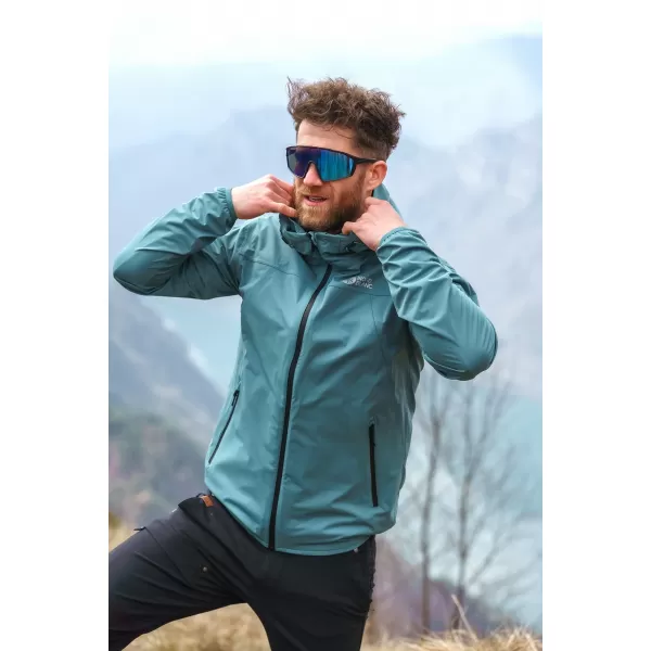  Moška nepremočljiva softshell jakna NORDBLANC EXPEDITIOUS NBSSM8323 ZELENA 