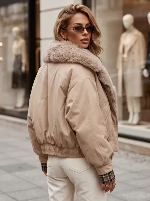 Ženska jakna DSTREET TY5838 BEŽ