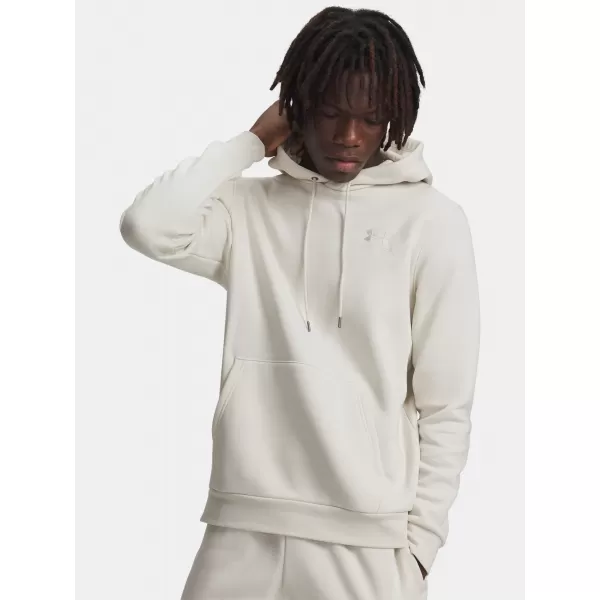  Moški pulover UNDER ARMOUR ICON FLEECE HOODIE 1373880-110 BELA 