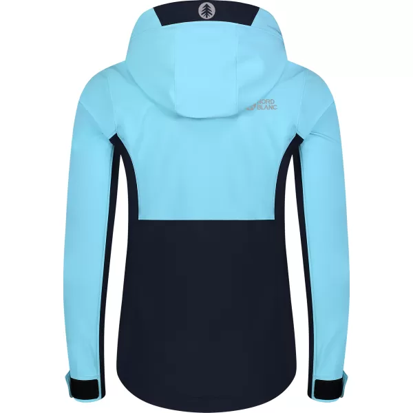  Ženska softshell jakna NORDBLANC BLINK NBSSL8320 SVETLO MODRA 