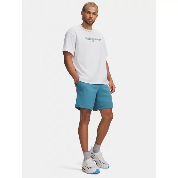  Moške kratke hlače UNDER ARMOUR ICON FLEECE SHORT 1380377-466 MODRA 